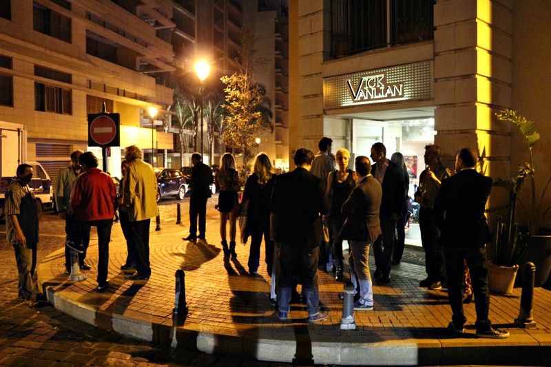 Suzi in Beirut at Vick Vanlian Showroom